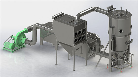 De Drogere Machine Met gesloten circuit van het de Omloop Vloeibare Bed van FGBX